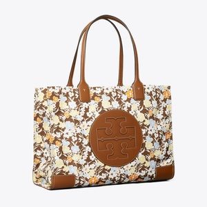 Tory Burch Ella Floral Printed Tote Never Used